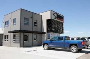 The new Bairco Construction office building and shop was mostly completed during the spring and was opened to the public Friday during an open house and luncheon. The new location includes new offices, warehouse space, cold storage building and plenty of land for equipment. David Peck photo