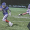 LHS sophomore Kannon Owens heads for the sideline to stop the clock during a two-minute drill against Mountain View on September 11 at Robertson Stadium. David Peck