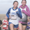 Lovell High School freshman Macee Winterholler pushes the pace during the first mile of Saturday’s state cross country meet. Winterholler finished 56th overall with a time of 24:01. Seth Romsa, Powell Tribune