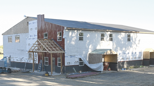 The expansive new Little Acres Meat Plant near Byron will be the site of a grand opening Friday from 11 a.m. to 2 p.m., including a ribbon cutting and free hamburgers. David Peck